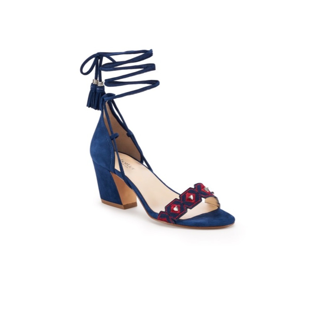 LIKE NEW Botkier | Penelope blue suede wrap sandal